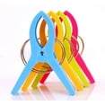 thumbnail image 3 of Clips coloridos para toallas de playa, clips de playa, clips para toallas para silla de playa, mantas, tumbonas de piscina, crucero (paquete de 8) - Evite que su toalla se vuele - Colores surtidos, 3 of 6