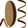 thumbnail image 4 of LoomJoyz 1/4 inch x 25 Yards Velvet Ribbon, Vintage Style brown, for gift wrapping, wedding decorations, and DIY hair accessories, 4 of 8