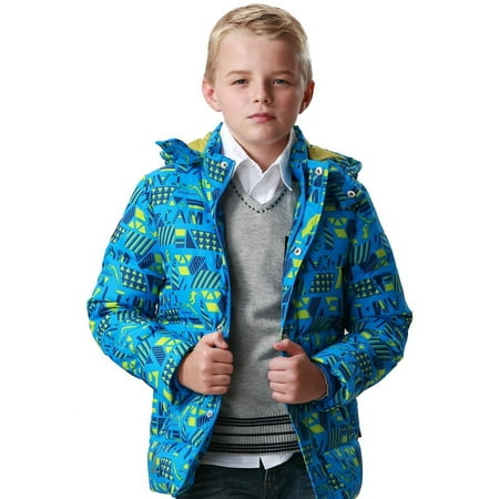Leo&Lily Big Boys Down Padded Puffer Jacket with Hood