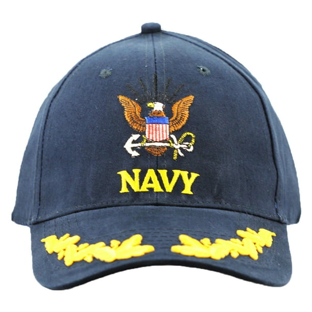 US Navy Embroidered Military Cap With Scrambled Eggs
