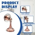 thumbnail image 3 of TALENO Door Stoppers for Bottom of Door,Silent Buffer Design Magnetic Door Stop,Matching Film and Screws Door Stoppers Security,brown, 3 of 7