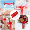thumbnail image 2 of HLONK Spool Tulle Fabric Red Polyester 1Pack 25 Yards X 6 Inches, 2 of 8