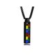 thumbnail image 1 of Joyería Colgante Rectangular Collar de Acero Inoxidable Acero Titanio Accesorios Gotero, 1 of 4