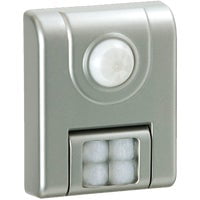 Fulcrum Light It! Motion-Sensing Battery Powered LED Silver Security Light