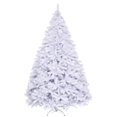 thumbnail image 1 of Árbol de Navidad artificial OFFICEJOY blanco 7.5 pies con soporte, 1 of 9