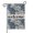 White-271, variant on Spring Summer Multicolored Flower Leaves Garden Flag 12.5x18 Inch Double Side for Outdoor Courtyard Garden Decor Flowers Welcome Holiday Flag for Outside Decoration