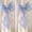 Blue, variant on French Silky Bow Curtain Tiebacks, Elegant Lace Ribbon for Curtains Decorative Rope Accessories Home Décor
