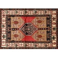 thumbnail image 1 of Ahgly Company Indoor Rectangle Traditional Saffron Red Persian Area Rugs, 3' x 5', 1 of 6