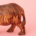 thumbnail image 4 of Seared Wood Large Rhino Sculpture, 4 of 4