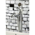 thumbnail image 6 of Kingston Brass Freestanding Tub Faucet, Polished Chrome, Freestanding KS7131ABL, 6 of 7