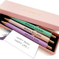 thumbnail image 1 of Pen Three Piece Ballpoint Pen Cool Women's Pen Pen Diary Pen Cute Pen Set 5ml Nib Pen Refillable, 1 of 7