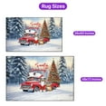 thumbnail image 5 of Santa is Coming Australian Shepherd Merry Christmas Xmas Noel Truck Tree Indoor Rug Aussie Dog Lover Gifts Carpet Living Bed Room Sofa Home Decor - 02023, 5 of 5