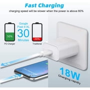Google Original USB C Charger 18W-PD Wall Charger for Google Pixel 5 4 4a 4XL 3 3a 3XL with 3FT Type C Charging Cable