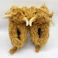 thumbnail image 3 of Pantoufles de Vache Écossaise en Peluche, Pantoufles Intérieures Chaudes et Douces, 3 of 5