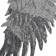 thumbnail image 4 of 3- 1 par de parches de plata de encaje de lentejuelas tal como se describe, 4 of 10