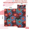thumbnail image 5 of Pioneer Flower Floral Print Pattern Toddler Nap Mats for Kids Preschool,Sleeping Mat Bag or Kids,Toddler Sleeping Bag,Toddler Nap Mat or Daycare, 5 of 6