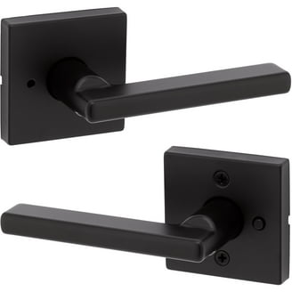 Kwikset Halifax Square Keyed Entry Lever Doorknob with Smartkey