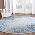 thumbnail image 2 of Safavieh Adirondack Collection ADR109A Grey and Blue Oriental Vintage Round Area Rug (4' Diameter), 2 of 3