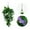 Purple, variant on Artificial Morning Glory Trailing Hanging Vine Faux Floral Bush For Spring Wall Corridor Patio Balcony Wedding Aisle Yard Garden Decor