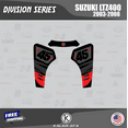 thumbnail image 4 of Kalair GFX Graphics Kit for Suzuki LTZ400 (2003-2008) Division Series, 4 of 5