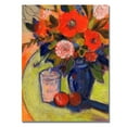 thumbnail image 2 of Trademark Art "Orange Wild Flowers" Canvas Wall Art by Shelia Golden, 2 of 2