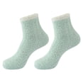 thumbnail image 2 of Fgnfyis Womens Thick Sleep Snow Floor Socks for Women Mid Tube Socks Home Plus Thermal Socks Green, 2 of 3