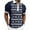 Blue/#2, variant on WTXUE Polos Short Sleeve, Zip Mock Neck Golf Shirts Spring Summer Lapel Zipper T Shirt Top Printed, Workwear for Men