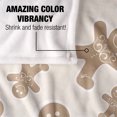 thumbnail image 4 of LOGOVISION Gingerbread Silky Touch Back Super Soft Throw Blanket 50' x 60', 4 of 6