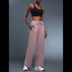 thumbnail image 5 of Pantalones Anchos y Cómodos para Mujer, con Bolsillos Grandes, para Fitness, Yoga y Deportes Casuales. Rosa M, 5 of 9