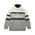 thumbnail image 4 of Men's-Mitchell & Ness  Heather Gray Miami Dolphins Head Coach Vintage Logo Pullover Hoodie, 4 of 7