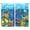 Style-4, variant on Cartoon Fish Curtains Cute Funny Sea Animals Shark Turtle Starfish Coral Kids Boys Girls Bedroom Living Room Bathroom Nursery Rod Pocket Decoration Window Drapes 2 Panels W42xL54in