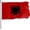 Albania flag 3x5, variant on Colombia flag 3x5 Ft Outdoor, Vibrant Color Fade Resistant Albania Flags Polyester Double Stitched, Albanian National Flag Canvas Header and Brass Grommets