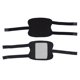 thumbnail image 3 of Rodillera autocalentable para hombre y mujer, Protector de soporte, almohadilla térmica cálida, rodilleras para deportes al aire libre, color negro, 2 uds., 3 of 8