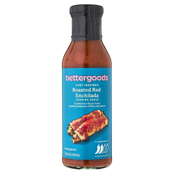 bettergoods Roasted Red Enchilada Cooking Sauce, 11.8 fl oz Bottle