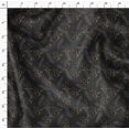 thumbnail image 4 of Soimoi Gray Poly Georgette Fabric Dry Branches Tree Printed Fabric 1 Yard 52 Inch Wide, 4 of 5