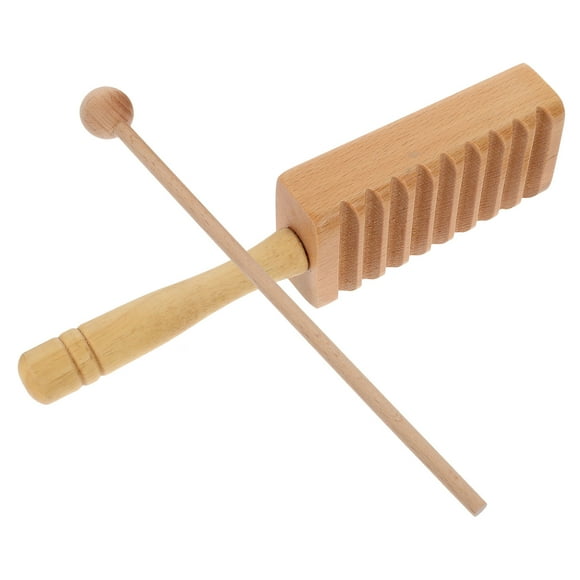 DECORNIJIA 1 Ensemble Instruments de Percussion en Bois Couleurs Assorties