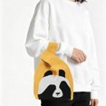 thumbnail image 2 of Unique Bargains 1 Pc Knitted Wrist Bag Cute Animal Gift Bag Yellow, 2 of 5