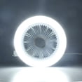 thumbnail image 2 of Enclosed Ceiling Fan with Light 30W E27 LED Fan Light 85-265V Ceiling Fan with Light Remote Control Small Ceiling Fan, 2 of 7