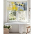 thumbnail image 4 of Curtain Valance for Windows,Abstract Watercolor Color Blocks Kitchen Valances Rod Pocket Short Curtains,Modern Oil Painting Art Window Treatment Panel for Bedroom Bathroom 54x18in, 4 of 9