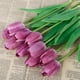 thumbnail image 5 of Flor de Tulipán Artificial de Tacto Real para decoración del Hogar y Boda, Centro de Mesa Floral de Imitación, 5 of 7