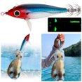 thumbnail image 4 of Señuelo 83 Mm Luminoso Calamar Lámpara Pesca Gancho Doble Pez Se Pase Que Atrae A Pescado Realista para Dulce Salada, 4 of 9