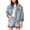 Blue - vinblu, variant on MinkPink Womens Patched Denim Jacket, Blue, X-Small