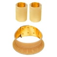 thumbnail image 4 of Conjunto de joyas Fernando Gargantilla Pulsera Vintage Declaración Brazalete para fiesta temática Dorado collar brazalete, 4 of 8