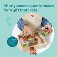 thumbnail image 6 of Melissa & Doug Farm Wooden Cube Puzzle with Storage Tray - 6 Puzzles in 1 (16 Pcs) - FSC Certified, 6 of 11