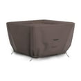 thumbnail image 3 of Covers & all Outdoor Square Fire Pit Cover, 12 Oz Waterproof, UV & Weather Resistant for Patio Lawn Garden Backyard Outside, with Drawstrings (36"L x 36"W x 12"H, Coffee), 3 of 7