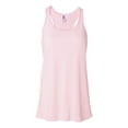 thumbnail image 1 of Bella Ladies Flowy Racerback Tank, L, Soft Pink, 1 of 3
