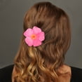 thumbnail image 2 of Unique Bargains 2 Pcs Hair Clip Grace Simulation Flower Duckbill Clip Pink, 2 of 5