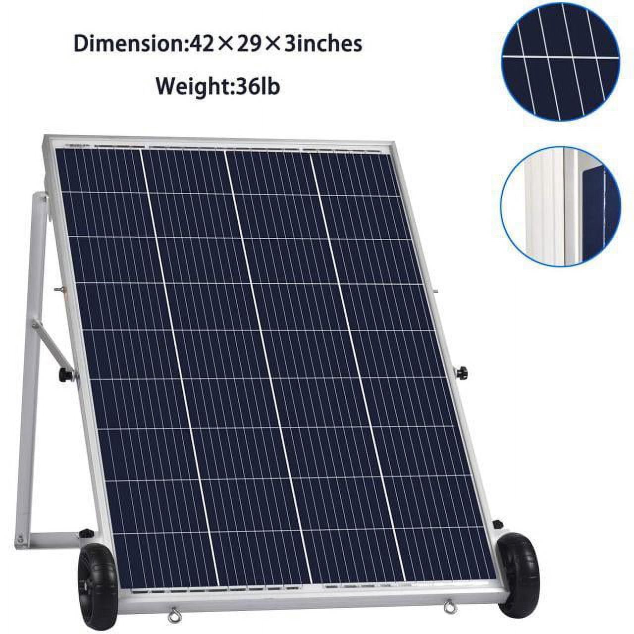 Nature's Generator Elite Gold - WE System:3600W Solar & Wind Powered Pure Sine Wave Off-Grid Nature's Generator Elite+2pcs 100W Solar Panel+Wind Turbine