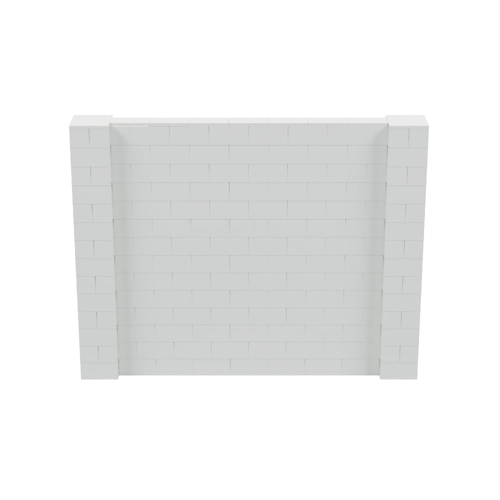 EverBlock 9’ x 7’ Wall Kit Modular Building Blocks Wall System for Building, Display