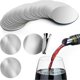 thumbnail image 1 of 50Pcs 3 Inch Silver Wine Pourer Discs Drip-proof Drop Drip Stop Pouring Pour Spout Pour Wine Thin, 1 of 3
